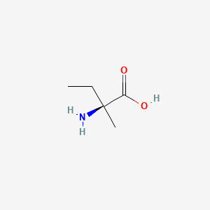 molecular formula C55H11NO2 B1672633 (S)-2-氨基-2-甲基丁酸 CAS No. 595-40-4