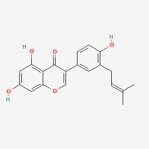 molecular formula C20H18O5 B1672636 Isowighteone CAS No. 68436-47-5