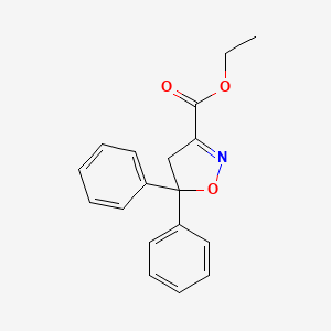 molecular formula C18H17NO3 B1672638 Isoxadifen-ethyl CAS No. 163520-33-0