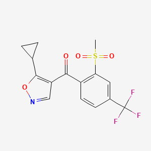 molecular formula C15H12F3NO4S B1672639 Isoxaflutole CAS No. 141112-29-0