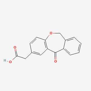 molecular formula C16H12O4 B1672643 Isoxepac CAS No. 55453-87-7