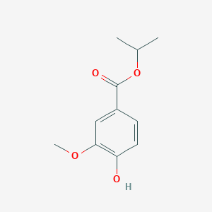 molecular formula C11H14O4 B1672645 Isopropyl 4-hydroxy-3-methoxybenzoate CAS No. 175796-45-9