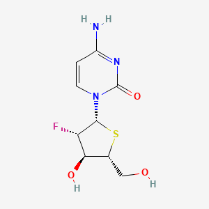 molecular formula C9H12FN3O3S B1672653 4'-Thio-fac CAS No. 184302-49-6