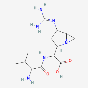 molecular formula C13H24N6O3 B1672662 Ficellomycin CAS No. 59458-27-4