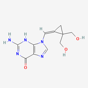 molecular formula C11H13N5O3 B1672670 Cyclopropavir CAS No. 632325-71-4