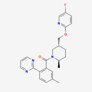 molecular formula C24H25FN4O2 B1672671 Filorexant CAS No. 1088991-73-4