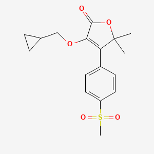 molecular formula C17H20O5S B1672683 Firocoxib CAS No. 189954-96-9