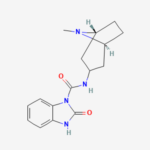 molecular formula C16H20N4O2 B1672685 Itasetron CAS No. 123258-84-4