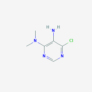 molecular formula C6H9ClN4 B167269 6-Chloro-N4,N4-dimethylpyrimidine-4,5-diamine CAS No. 130623-81-3