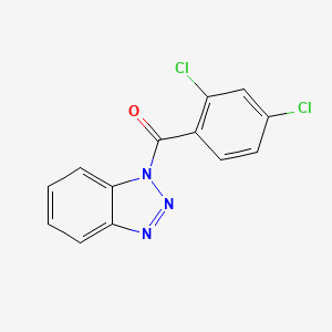 molecular formula C13H7Cl2N3O B1672690 N-(1H-Benzotriazol-1-yl)-2,4-dichlorobenzamide CAS No. 200626-61-5