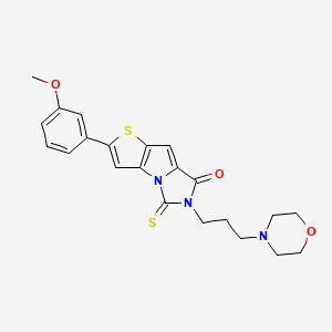 molecular formula C22H23N3O3S2 B1672695 IW927 