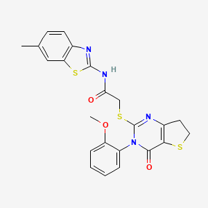molecular formula C23H20N4O3S3 B1672698 IWP-4 CAS No. 686772-17-8