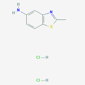 molecular formula C8H10Cl2N2S B167270 5-Amino-2-methylbenzothiazole dihydrochloride CAS No. 32770-99-3