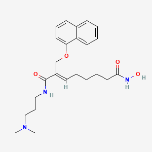 molecular formula C22H26N8 B1672703 Izencitinib CAS No. 2051918-33-1
