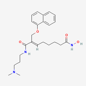 molecular formula C24H33N3O4 B1672703 Ivaltinostat CAS No. 2051918-33-1