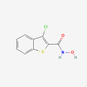 molecular formula C9H6ClNO2S B1672709 J1075 