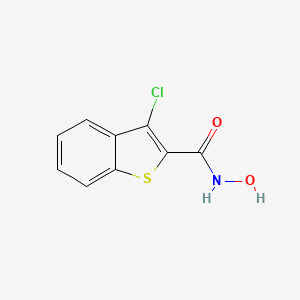 B1672709 3-Chlorobenzothiophene-2-Carbohydroxamic Acid CAS No. 383892-69-1