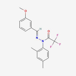 molecular formula C18H17F3N2O2 B1672712 Unii-Z41H3C5BT9 CAS No. 1146963-51-0