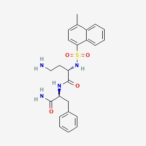 molecular formula C26H29F3N4O6S B1672714 Unii-H35jai9M2X CAS No. 848647-56-3