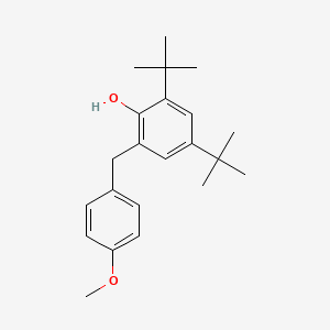 B1672715 2,4-di-tert-Butyl-6-(4-methoxybenzyl)phenol CAS No. 71712-03-3