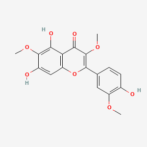 molecular formula C18H16O8 B1672726 紫苑苷 CAS No. 10173-01-0