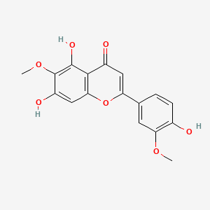 molecular formula C17H14O7 B1672727 拟除虫菊素 CAS No. 18085-97-7