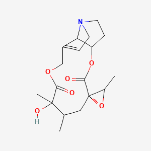 molecular formula C18H25NO6 B1672728 Jacobine CAS No. 6870-67-3