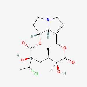 molecular formula C18H26ClNO6 B1672729 Jaconine CAS No. 480-75-1