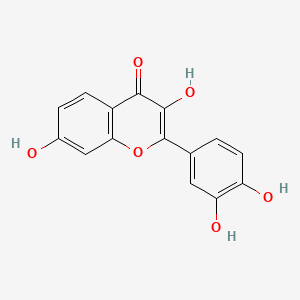 molecular formula C15H10O6 B1672732 金丝桃素 CAS No. 528-48-3