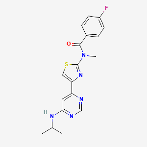 molecular formula C18H18FN5OS B1672735 FITM 