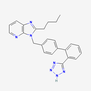 molecular formula C24H23N7 B1672745 FK-739 free acid CAS No. 133052-30-9