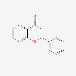 molecular formula C15H12O2 B1672756 Flavanone CAS No. 487-26-3