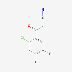 2-Chloro-4,5-difluorobenzoylacetonitrile