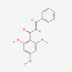 molecular formula C17H16O4 B1672760 Flavokawain b CAS No. 1775-97-9