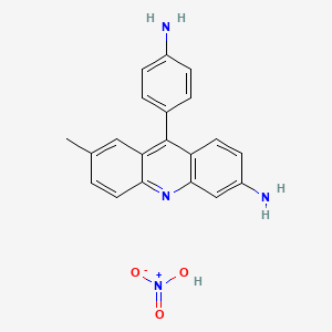 molecular formula C20H17N4O3- B1672762 Flavophosphine Brands CAS No. 10134-60-8