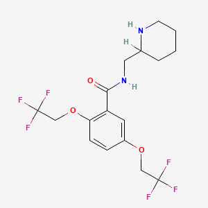 molecular formula C17H20F6N2O3 B1672765 Flecainide CAS No. 54143-55-4