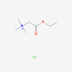 molecular formula C7H16ClNO2 B167277 Ethoxycarbonylmethyltrimethylammonium chloride CAS No. 3032-11-9
