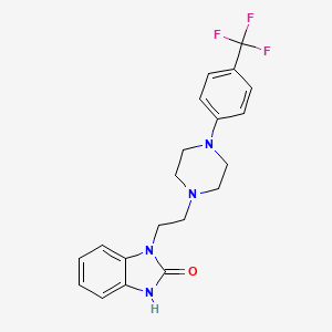 molecular formula C20H21F3N4O B1672775 氟班色林 CAS No. 167933-07-5