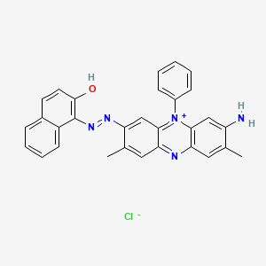 molecular formula C30H24ClN5O B1672791 Indoine blue CAS No. 4569-88-4