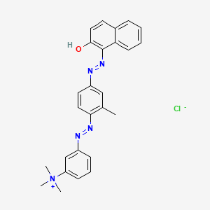 molecular formula C26H26ClN5O B1672794 Janus Red CAS No. 2636-31-9