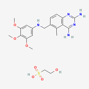 molecular formula C21H29N5O7S B1672814 JB-11 isethionate CAS No. 82935-04-4