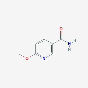 molecular formula C7H8N2O2 B1672817 6-Methoxynicotinamide CAS No. 7150-23-4