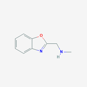 molecular formula C9H10N2O B167282 1-(Benzo[d]oxazol-2-yl)-N-methylmethanamine CAS No. 136727-12-3