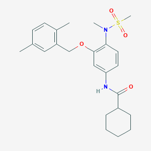 molecular formula C24H32N2O4S B1672820 JCC76 