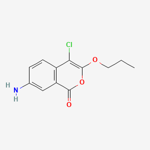 molecular formula C12H12ClNO3 B1672823 JCP174 CAS No. 126062-19-9
