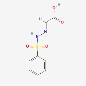 Acetic acid, [(phenylsulfonyl)hydrazono]-