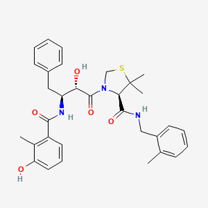 molecular formula C32H37N3O5S B1672827 JE-2147 CAS No. 186538-00-1