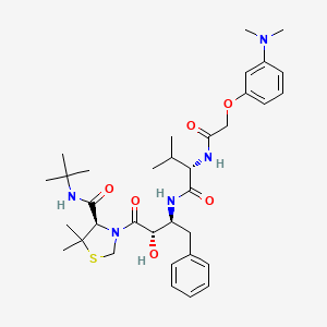 molecular formula C35H51N5O6S B1672828 Unii-jdk4UN3PE7 CAS No. 210181-19-4