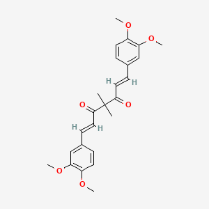 molecular formula C25H28O6 B1672838 Tetramethylcurcumin CAS No. 52328-97-9