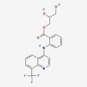 molecular formula C20H17F3N2O4 B1672839 Floctafenine CAS No. 23779-99-9